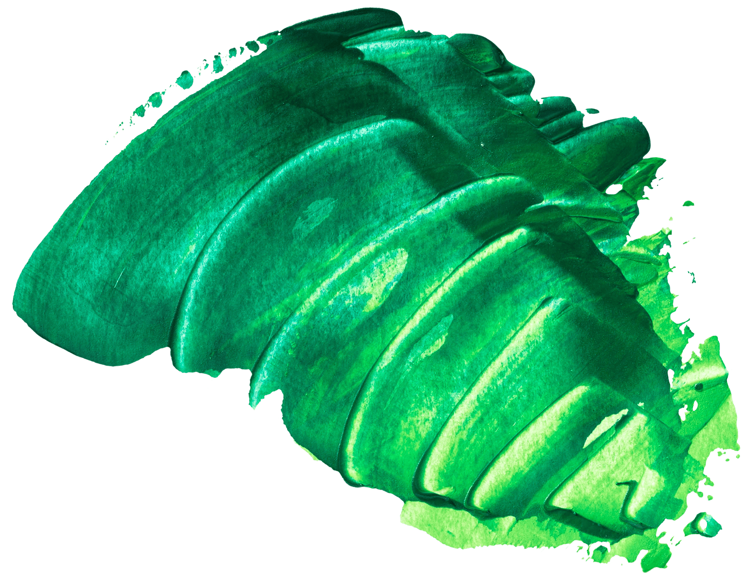 Pinselstrich mit Aquarellfarbe
